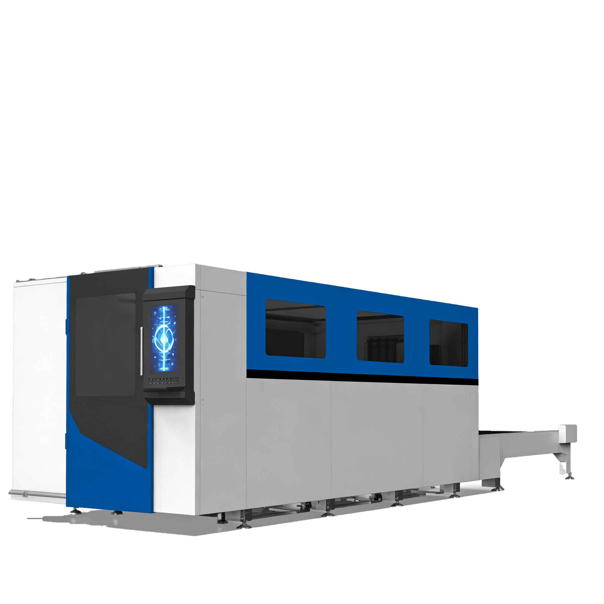 ZWCNC shuttle table fiber laser cutting machine for high-efficiency sheet metal production