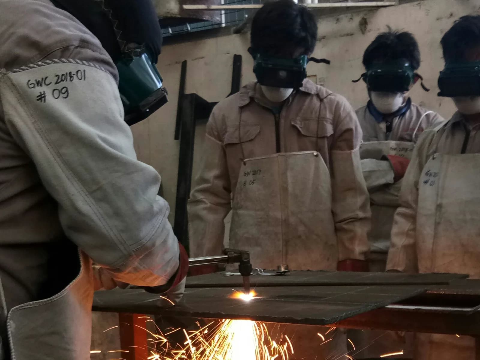 General metal fabrication workshop with CNC machines