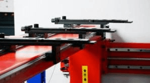Press brake integrated backgauge