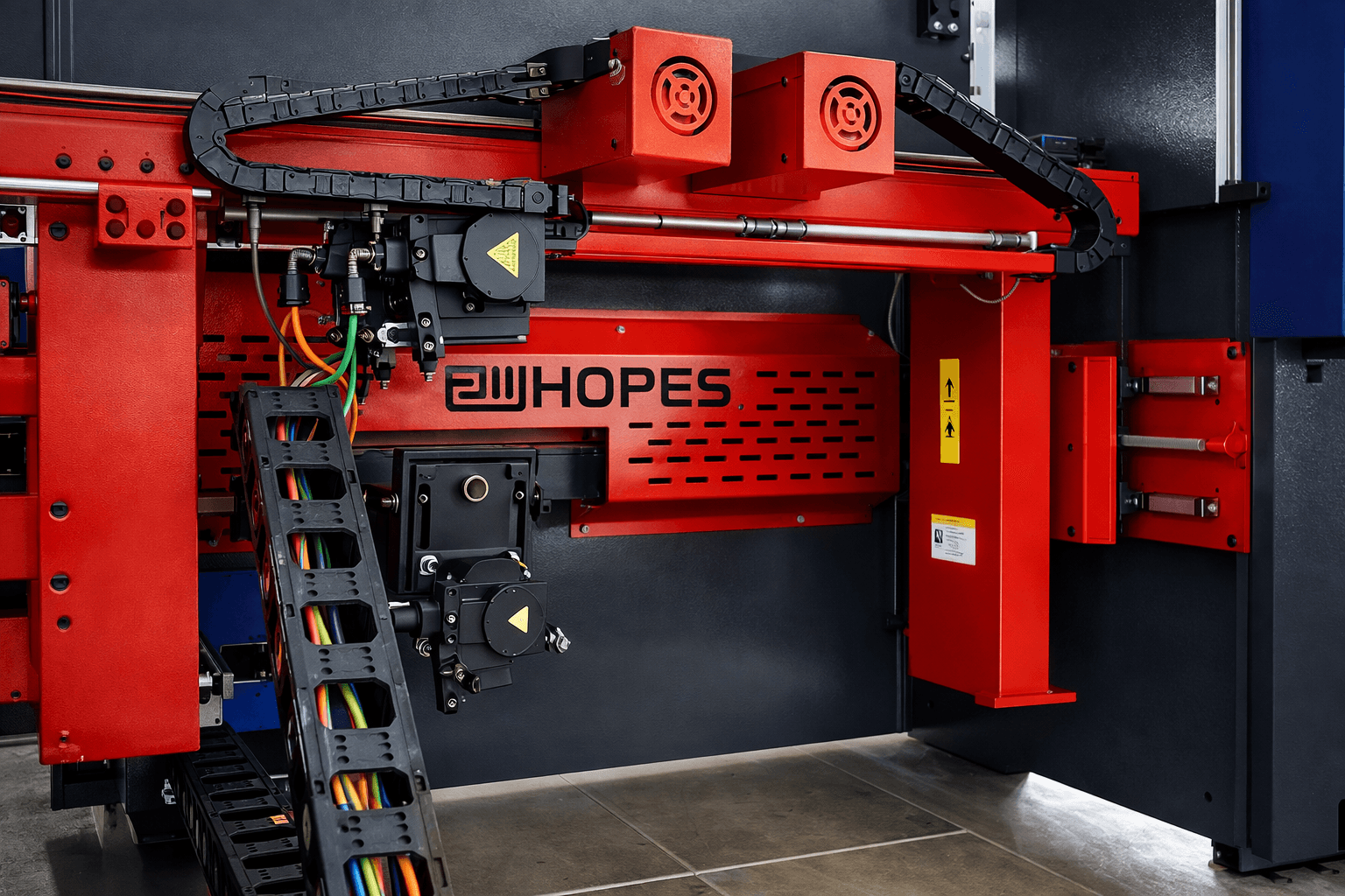 HPB High-End 6+1 axes backgauge configuration