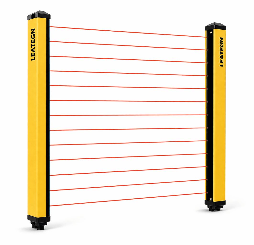 Safety light curtain on TPBS servo